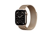 Smartwatch, Sporthorloge en Activity Tracker - Apple Watch Series 11 GPS + Cellular 42mm Gold Titanium Case with Gold Milanese Loop - MF8Y4QN/A