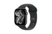 Smartwatch, Sporthorloge en Activity Tracker - Apple Watch Series 11 GPS 46mm Jet Black Aluminium Case with Black Sport Band - S/M - MEUW4QN/A