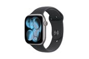 Smartwatch, Sporthorloge en Activity Tracker - Apple Watch Series 11 GPS 46mm Space Grey Aluminium Case with Black Sport Band - M/L - MEV44QN/A