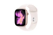 Smartwatch, Sporthorloge en Activity Tracker - Apple Watch Series 11 GPS 46mm Rose Gold Aluminium Case with Light Blush Sport Band - M/L - MEV74QN/A