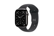 Smartwatch, Sporthorloge en Activity Tracker - Apple Watch Series 11 GPS + Cellular 46mm Slate Titanium Case with Black Sport Band - M/L - MFD24QN/A