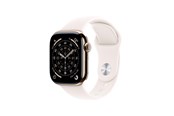 Smartwatch, Sporthorloge en Activity Tracker - Apple Watch Series 11 GPS + Cellular 46mm Gold Titanium Case with Light Blush Sport Band - M/L - MFD64QN/A