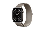 Smartwatch, Sporthorloge en Activity Tracker - Apple Watch Series 11 GPS + Cellular 46mm Natural Titanium Case with Natural Milanese Loop - M/L - MFD04QN/A