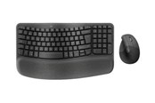 Toetsenbord - Logitech Wave Keys and Lift Combo - Keyboard and mouse set - Engels (US international) - Zwart - 920-013635