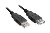 USB-kabel - Sharkoon - USB extension cable - USB to USB - 1 m - 4044951015405