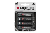 Batterij - Agfa Photo Ultra battery - 4 x AA Mignon - Alkaline - 110-821887
