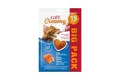 Katten - Catit - Creamy Premium Treat for Cats - Salmon with prawn 15 x 10g - 44457
