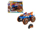 Op afstand bedienbaar - Hot Wheels Monster Trucks Tijgerhaaiklimmer RC, Voertuig met Afstandsbediening - JFR39