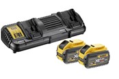 Accu & Oplader - Dewalt DCB132X2 FlexVolt-Starter Set - DCB132X2
