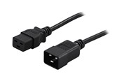 Voedingskabel (extern) - Deltaco DEL-112PA - power extension cable - IEC 60320 C19 to IEC 60320 C20 - 3 m - DEL-112PA