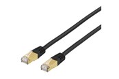 Netwerk - kabel - Deltaco LAN CAT 7 - SFTP - Zwart - 10m - STP-710S