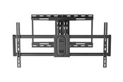 Muurbevestigingen, AV-bevestigingen & AV-meubels - Deltaco Office mounting kit - for flat panel - heavy-duty full-motion 3-way 80 kg - black - Max 80 kg - recommended for 100" - ARM-0261-B