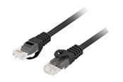 Netwerk - kabel - Lanberg patch cable - 5 m - black - Zwart - 5m - PCU6-10CU-0500-BK