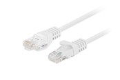 Netwerk - kabel - Lanberg patch cable - 3 m - white RAL 9010 - Wit - 3m - PCU6-20CC-0300-W