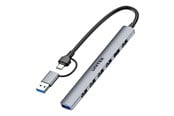 USB hub - Unitek uHUB S7 USB hub - 7 - Grijs - H1209AGY01