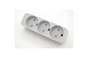 Schakeleenheden - Thorkild Larsen Three Socket Grey WO/E F-8532108 - F-8532108