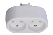 Schakeleenheden - Thorkild Larsen Double Plug D2 2 Round Outlets - 8531124