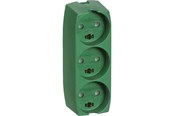 Schakeleenheden - Thorkild Larsen Three-way Socket Green W/E - F-8531109