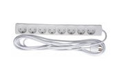 Schakeleenheden - CoreParts 8-Stikdåse Hvid 5 m Ledning - GRU00850WDK