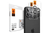 Mobiel - Covers & Cases - Spigen Glass tR EZ Fit Optik Pro 2 Pack - silver - iPhone 17/16/15/14 Pro / 17/16/15/14 Pro Max - AGL10124