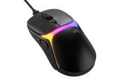 Muis - Glorious Model O3 Wired - Gaming muis - Optisch - 6 knoppen - Zwart - GLO-O3-W-BLK