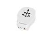 Voedingskabel (extern) - Gembird Universal travel power adapter - 20W - TPA-1A2C20-02-W