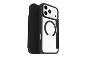 Mobiel - Covers & Cases - OtterBox React Folio MagSafe Apple iPhone 17 Pro Max Black Crystal - clear/black - 77-98589
