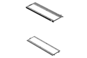 Case accessoires - Havn HS 420 Fan Brackets for 360mm Radiator - Black - HVN-AS-HS420-06-36A