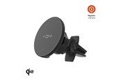 Mobiel - Adapters & Opladers - FIXED MagRound2 15W Airvent Car Mount Black - FIXMRO2-BK