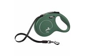 Honden - Flexi - Koppel New Classic - M - 5m Band - Olive - <25 kg - 600.7778