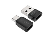 Kabels - diversen - FIXED Data Blocker 2in1 USB-A & USB-C 240W for safe charging Black - FIXA-BLC-BK