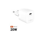 Mobiel - Adapters & Opladers - FIXED Fast Mini Home Charger 20W USB-C PD White - FIXC20M2-C-WH