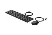 Toetsenbord - HP Desktop 320MK - Keyboard and mouse set - Engels - Zwart - 9SR36UT#ABB