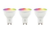Smart Home - Deltaco Smart LED-bulbs GU10 RGB Wi-Fi 4.7 W 3-pak - SH-LGU10RGB02-3P