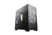 Case - DeepCool CG380 3F - Case - Minitower - Zwart - R-CG380-BKAGM3-G