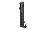 Voedingskabel (extern) - Lanberg SP1 - power strip - 2500 Watt - SP1-05F-0300-BK