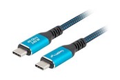 USB-kabel - Lanberg - USB-C cable - 24 pin USB-C to 24 pin USB-C - CA-CMCM-45CU-0010-BK