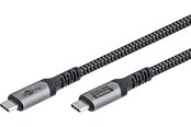 USB-kabel - Pro USB-C <-> USB-C - 0.5m - 240 Watt Power Delivery - USB 4.0 / Thunderbolt 4 - Zwart - PUSB4-40-AC-SBG-0.5M