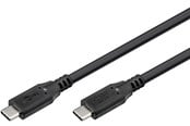 USB-kabel - Pro USB-C <-> USB-C - 0.5m - 240 Watt Power Delivery - USB 4.0 / Thunderbolt 4 - Zwart - PUSB4-40-AC-B-0.5M
