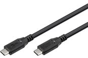 USB-kabel - Pro USB-C <-> USB-C - 1.0m - 240 Watt Power Delivery - USB 4.0 / Thunderbolt 4 - Zwart - PUSB4-40-AC-B-1M