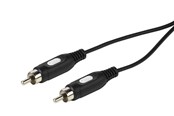 Audiokabel - Vivanco Audio Cable 1xRCA Male 2.5m Black - 4008928460223