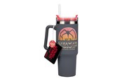 Merchandise - Paladone - Stranger Things 5 900ml Insulated Cup and Straw - Mokken - PP14605ST