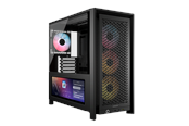 Case - Corsair FRAME 4000D LCD RS ARGB - Case - Miditower - Zwart - CC-9011326-WW