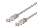 Netwerk - kabel - Deltaco STP-615AU - patch cable - 15 m - grey - Grijs - 15m - STP-615AU