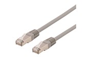Netwerk - kabel - Deltaco STP-65AU - patch cable - 5 m - grey - Grijs - 5m - STP-65AU