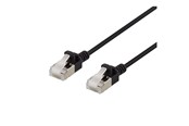Netwerk - kabel - Deltaco patch cable - 3 m - black - Zwart - 3m - UFTP-1057