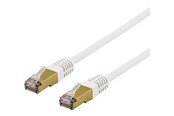 Netwerk - kabel - Deltaco patch cable - 1 m - white - Wit - 1m - SFTP-61VAH