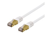 Netwerk - kabel - Deltaco SFTP-65VAH - patch cable - 5 m - white - Wit - 5m - SFTP-65VAH