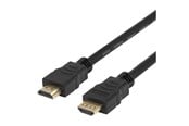 Beelscherm- en tv-kabel - Deltaco HDMI cable with Ethernet - 1 m - HDMI-1010D-FLEX-LOCK