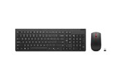 Toetsenbord - Lenovo Essential Wireless Combo Gen 2 - Keyboard and mouse set - Noords - Zwart - 4X31R64497